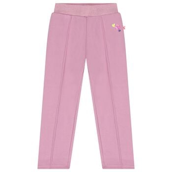 Girls Pink Heart Trousers