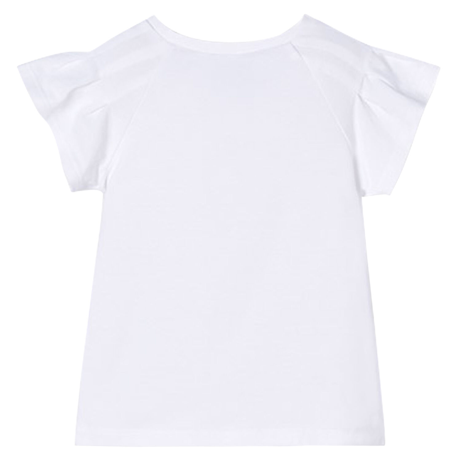 Girls White Doll T-Shirt, 1, hi-res