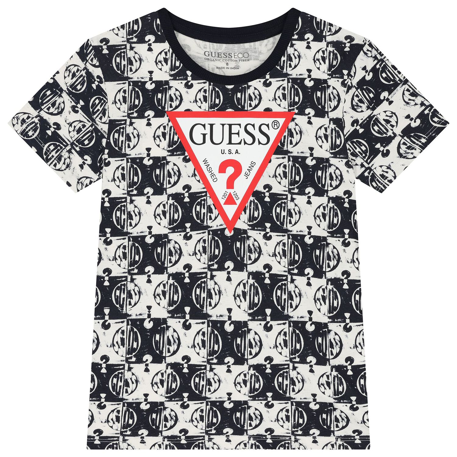 مجموعة شورت بشعار باللون أزرق داكن للأولاد, 2, hi-res