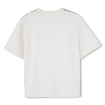 Boys Beige Logo T-Shirt