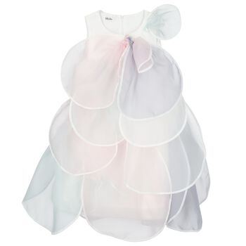 Girls Multi-Coloured Petal Dress