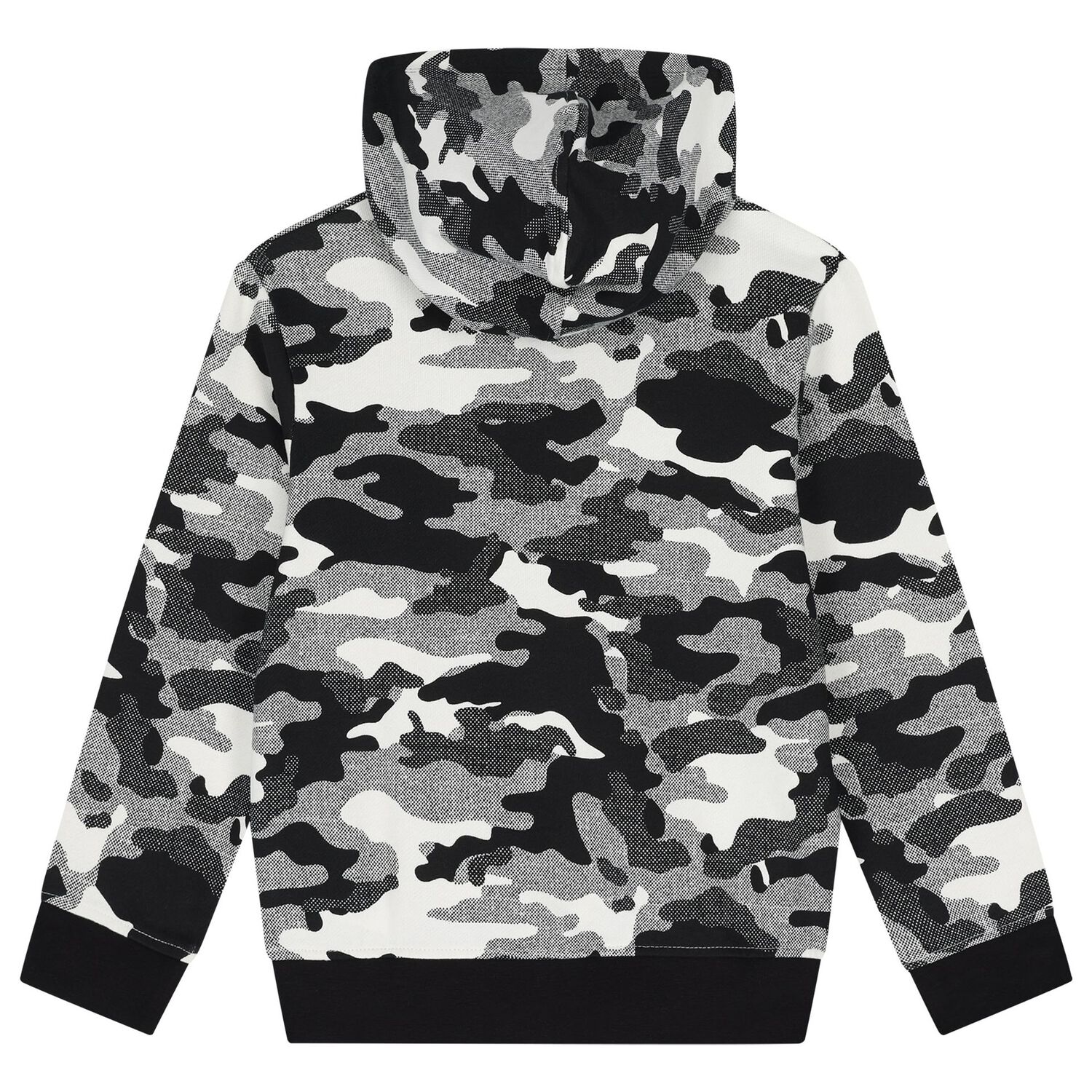Boys White & Black Camouflage Tracksuit, 1, hi-res image number null