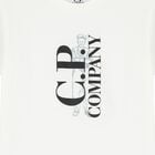 Boys White Logo T-Shirt, 5, hi-res