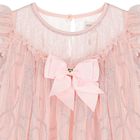 Girls Pink Embellished Tulle Dress, 1, hi-res