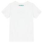 Boys White & Green Logo Shorts Set, 1, hi-res