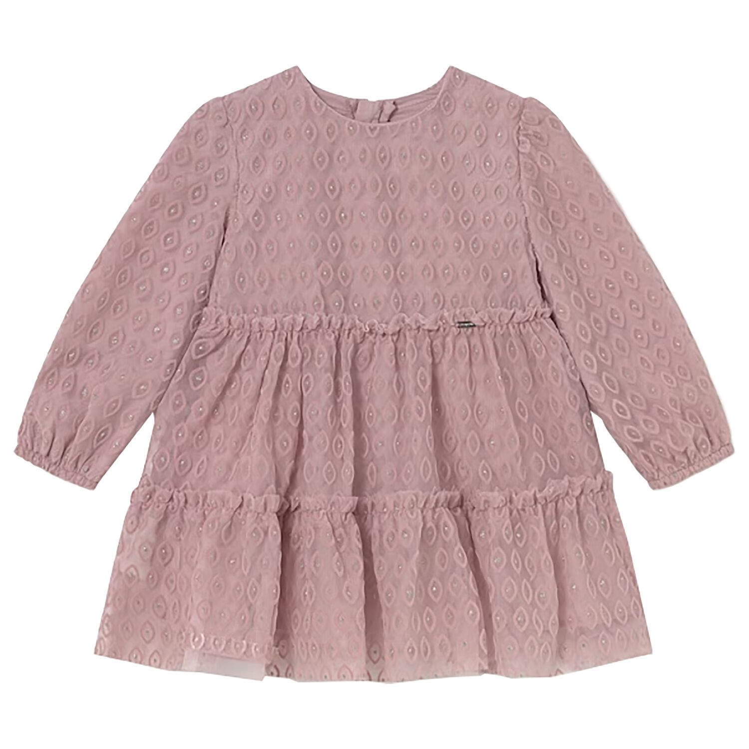 Younger Girls Pink Tulle Dress, 4, hi-res image number null