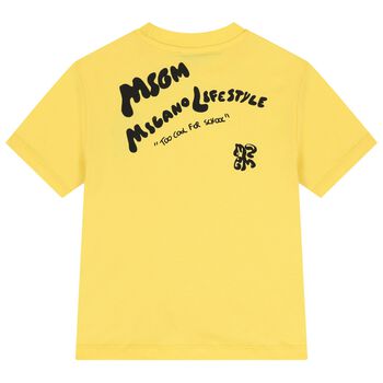 Boys Yellow Logo T-Shirt