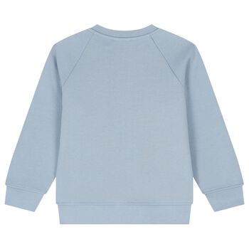 Boys Blue Logo Sweatshirt