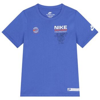 Boys Blue Logo T-Shirt