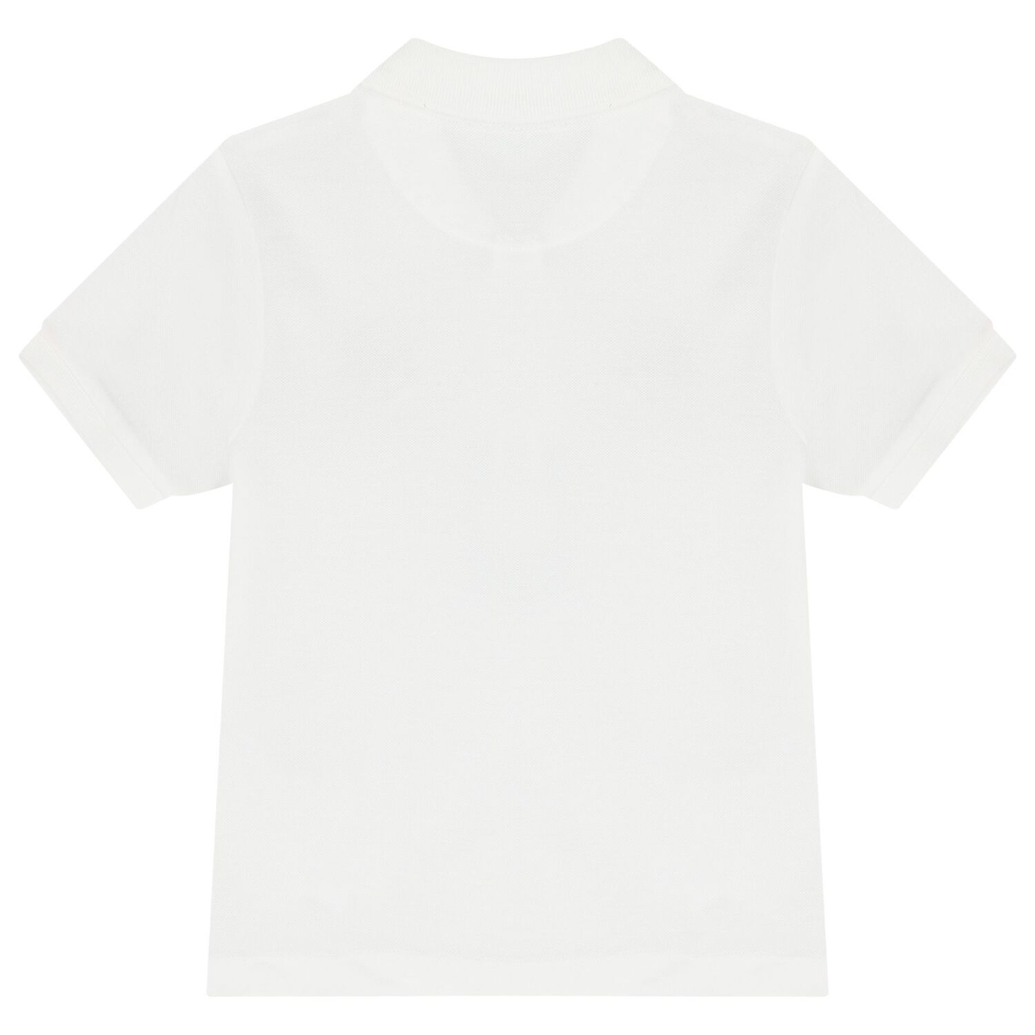 Boys White Tiger Logo Polo Shirt, 1, hi-res