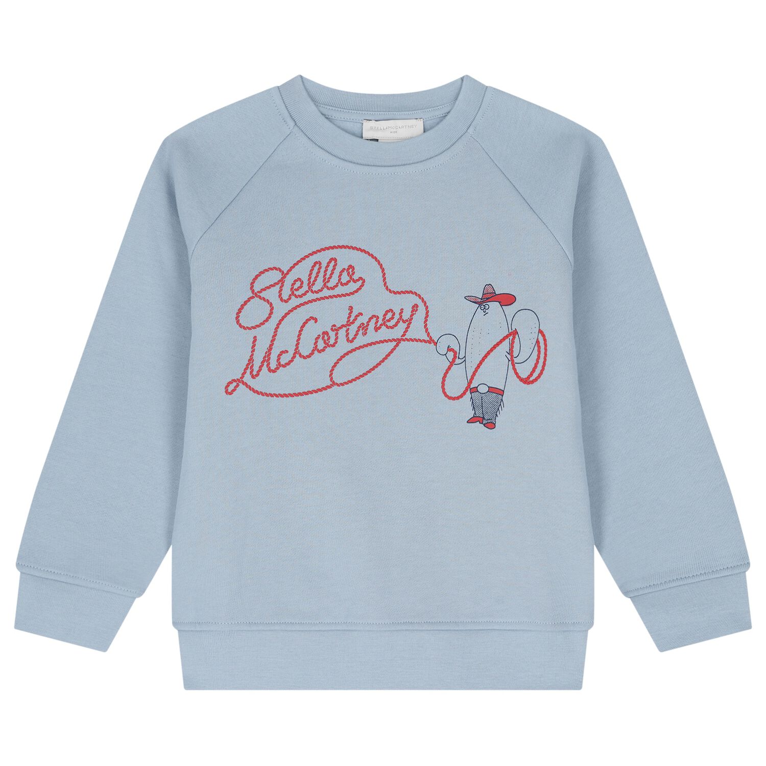 Boys Blue Logo Sweatshirt, 1, hi-res
