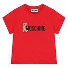 Younger Red Teddy Bear Logo T-Shirt, 4, hi-res