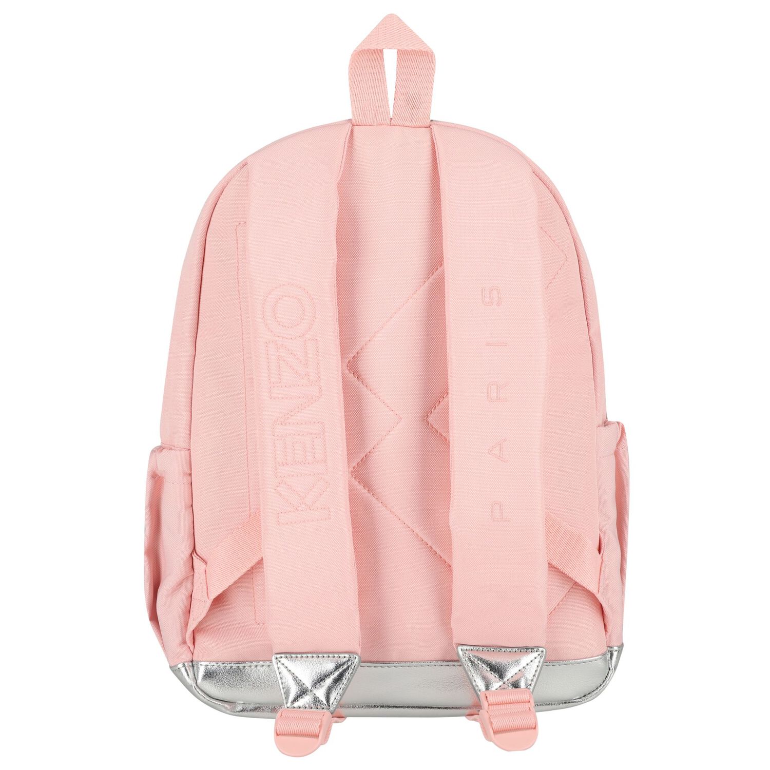 Girls Pink Logo Backpack, 1, hi-res