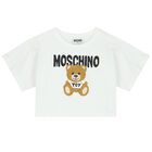 طقم تنورة بشعار تيدي بشعار باللون الأبيض والأحمر, 1, hi-res