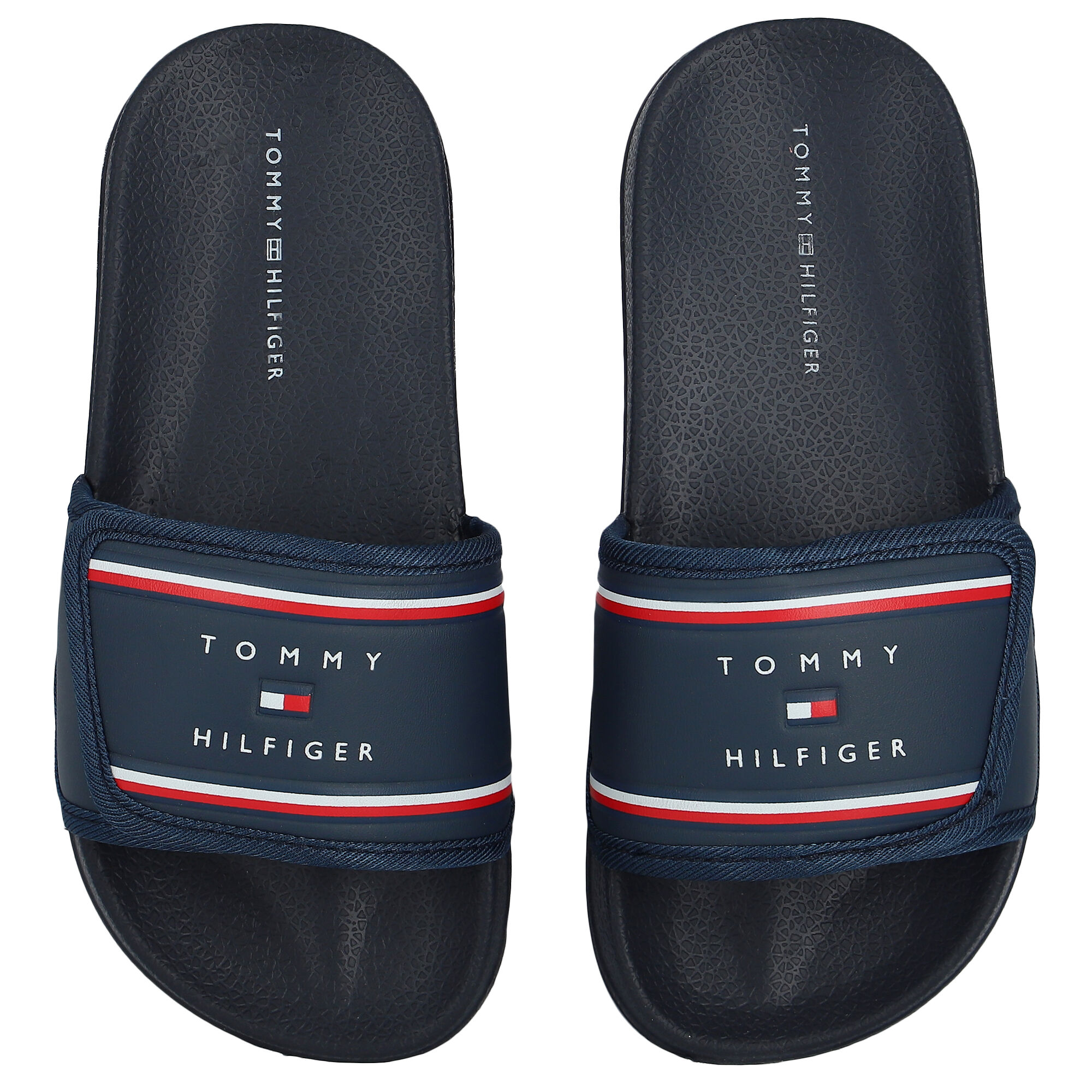 Tommy hilfiger navy store sliders