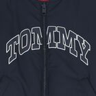 Boys Navy Blue Reversible Puffer Jacket, 1, hi-res