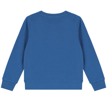 Boys Blue Logo Sweatshirt