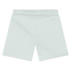 Younger Boys Green Logo Shorts, 4, hi-res