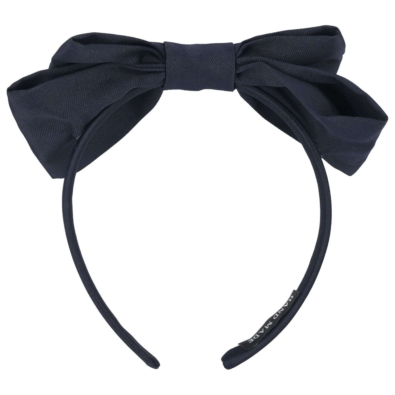 Girls Navy Blue Bow Headband, 2, hi-res image number null