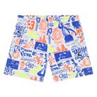 Boys Black & White Jordan Logo Shorts Set, 1, hi-res