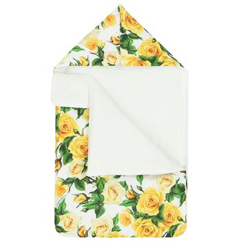 Baby Girls Yellow & White Floral Nest