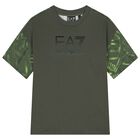 Boys Green Logo T-Shirt, 1, hi-res