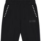 Girls Black Logo Joggers, 1, hi-res