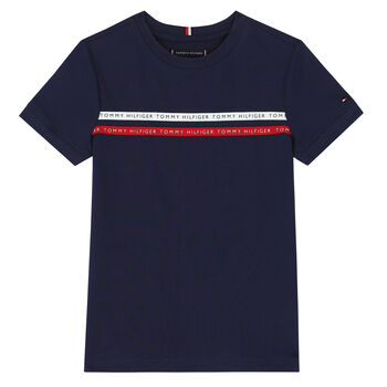 Boys Navy Logo T-Shirt