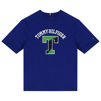 Boys Blue Varsity Logo T-Shirt