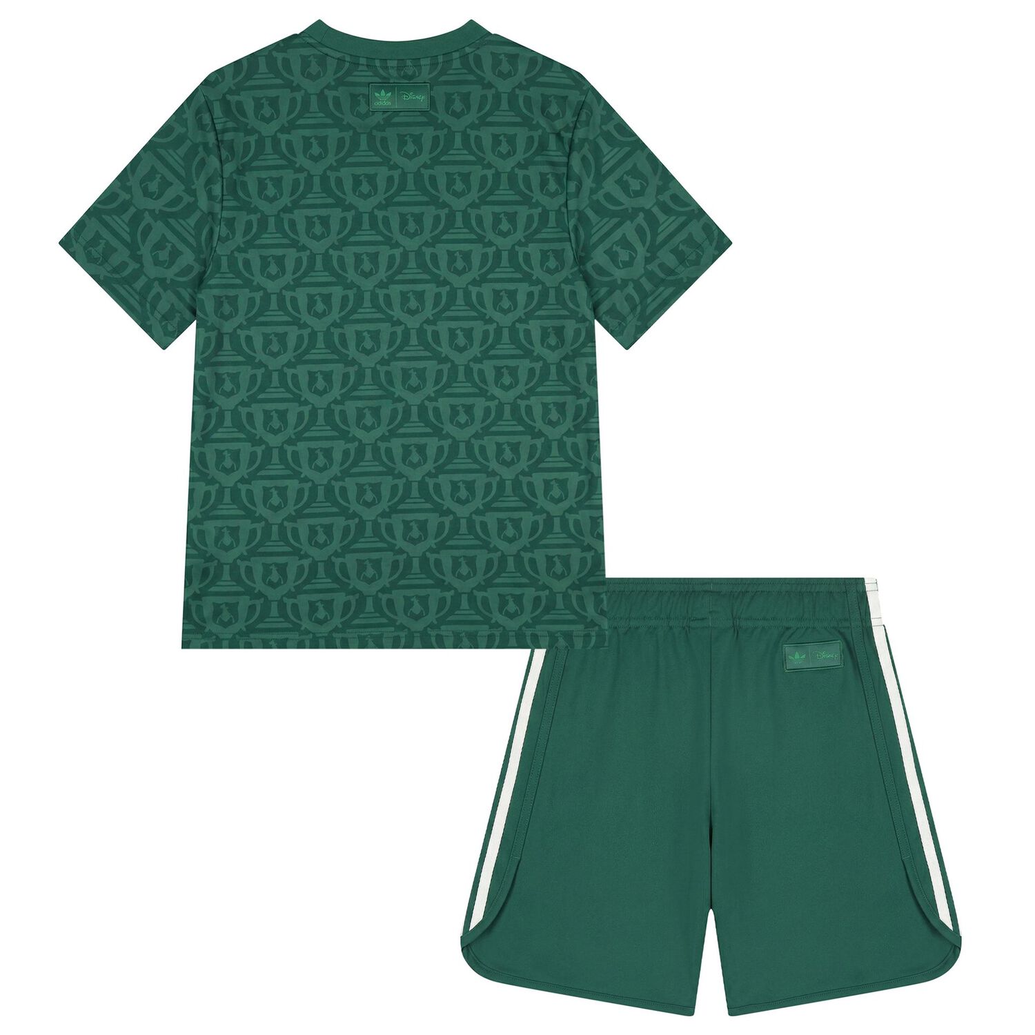 Boys Green Logo Disney Shorts Set, 1, hi-res
