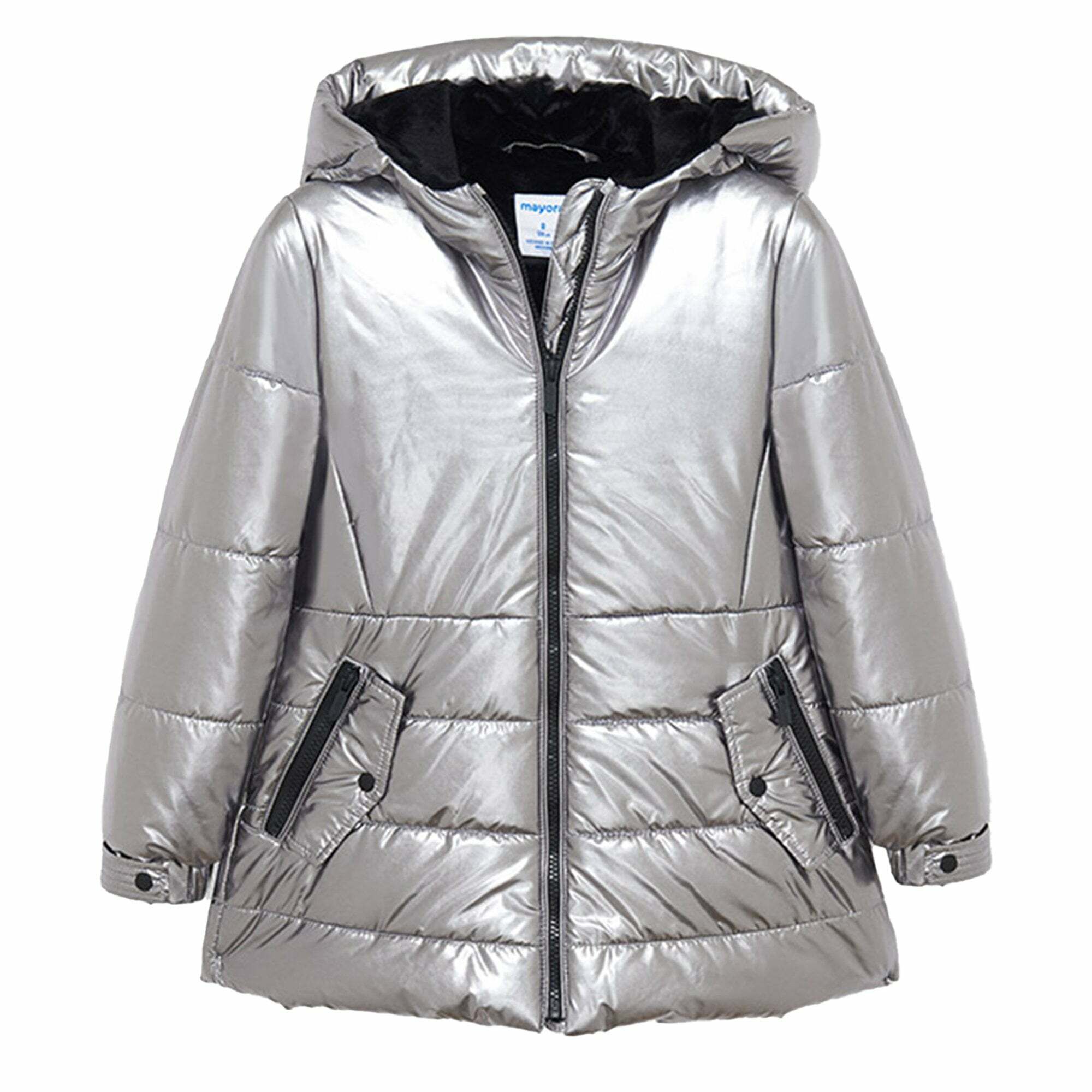 Silver girls coat hotsell