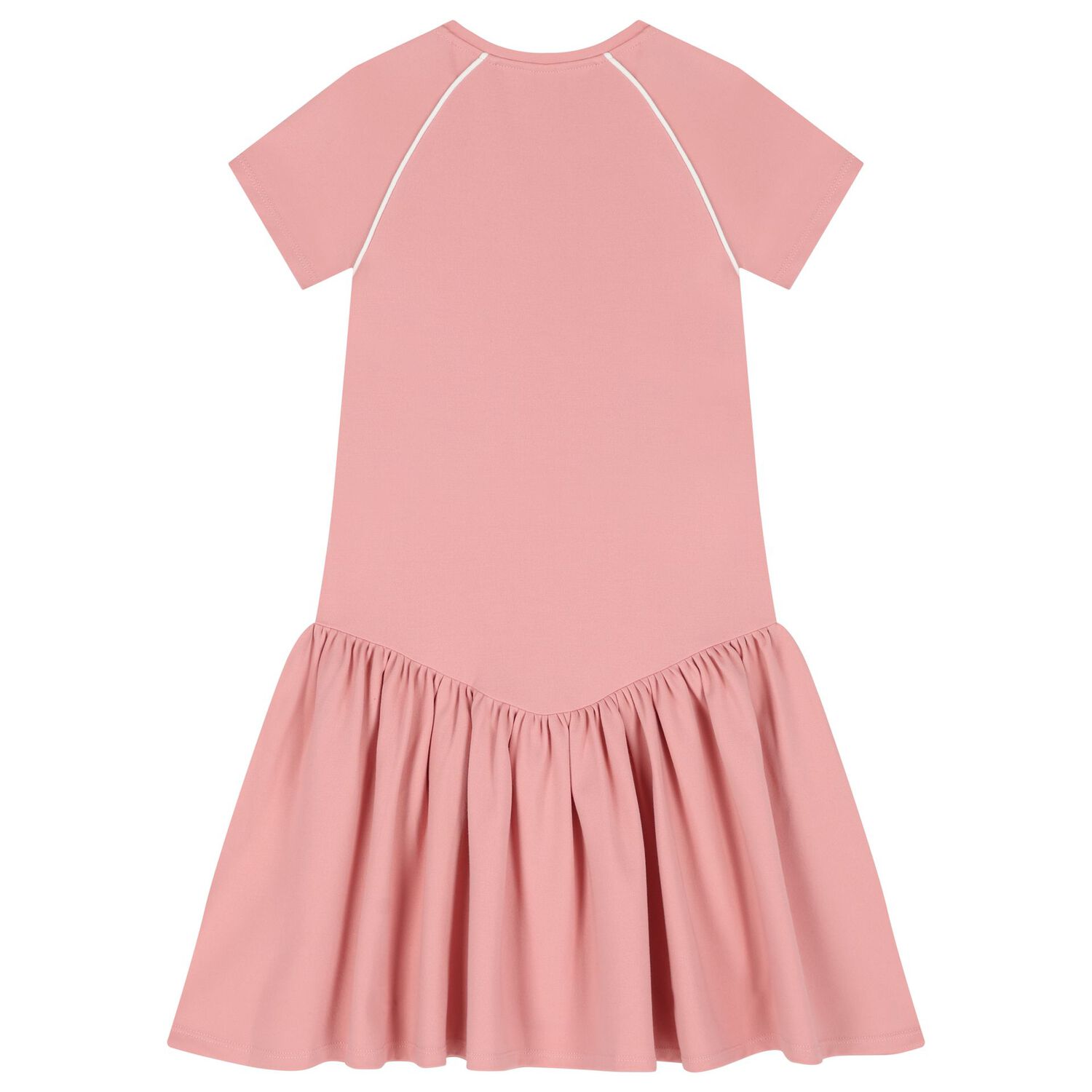 Girls Pink Logo Dress, 2, hi-res