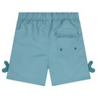Boys Blue Whale Swim Shorts, 1, hi-res