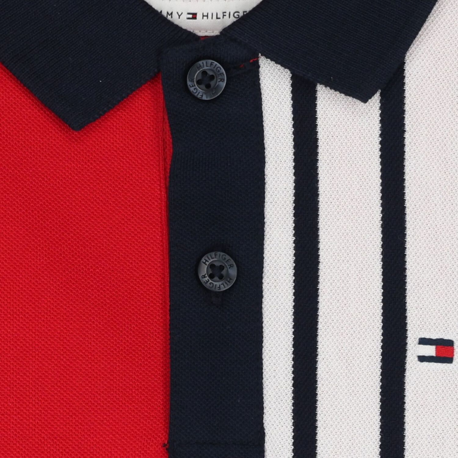 Boys Red, White & Navy Blue Polo Shirt, 1, hi-res