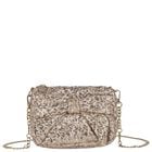 Girls Gold Sequin Bow Handbag ( 18cm ) , 2, hi-res