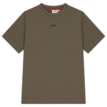 Boys Green Logo T-Shirt