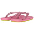 Girls Pink Logo Flip Flops, 1, hi-res