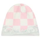 طقم بنات هدايا أفرول بالشعار باللون الوردي, 2, hi-res