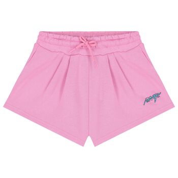 Girls Pink Logo Shorts
