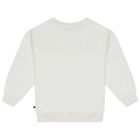 Girls Ivory Faux Fur Teddy Bear Sweatshirt, 1, hi-res