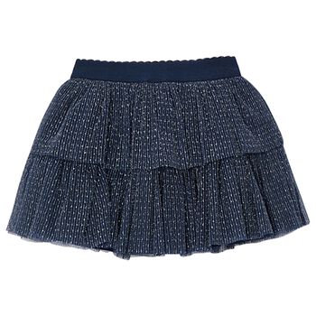 Girls Navy Blue Tulle Skirt