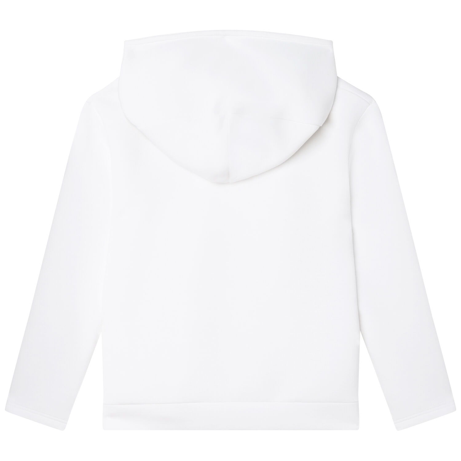 Boys White Logo Hooded Top, 1, hi-res image number null