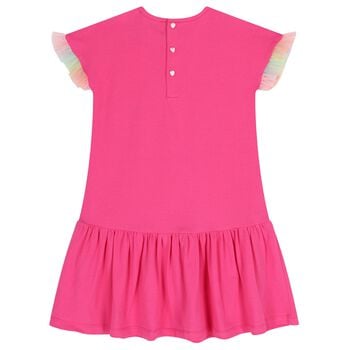 Girls Pink Camera Dress