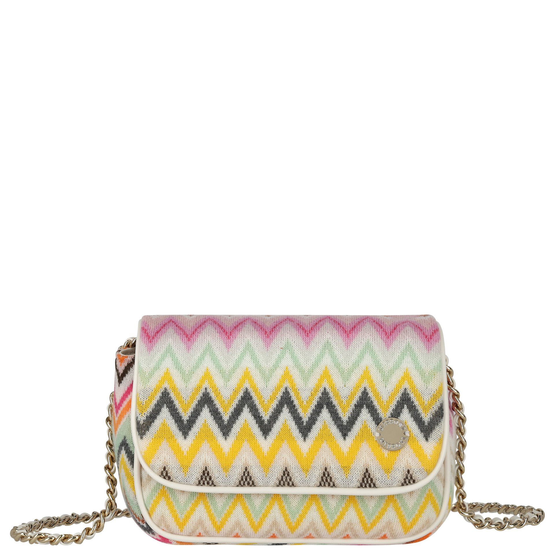 Missoni Kids Girls Multi-Colored Zig Zag Shoulder Bag | Junior