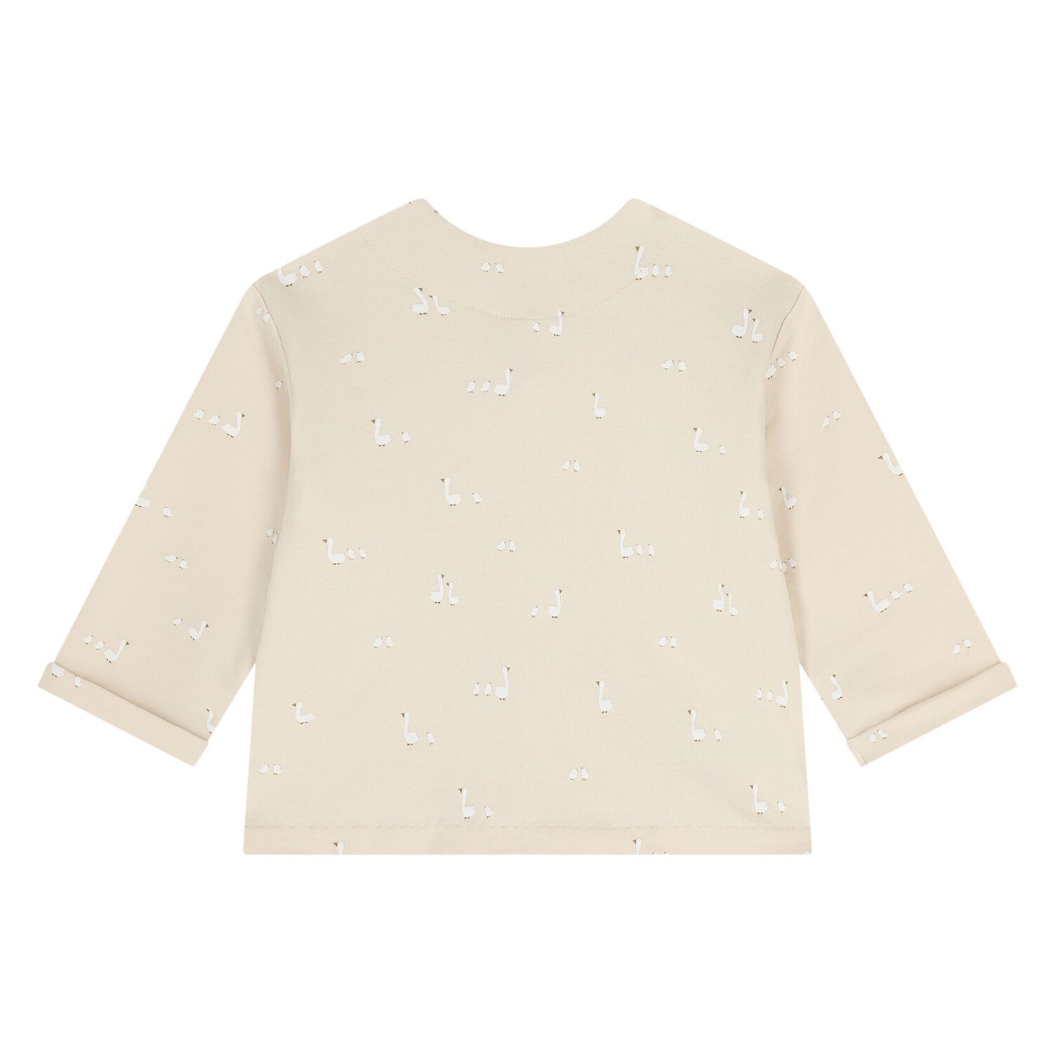 طقم بدلة رياضية للأطفال باللون العاجي والبيج (3 قطع), 2, hi-res