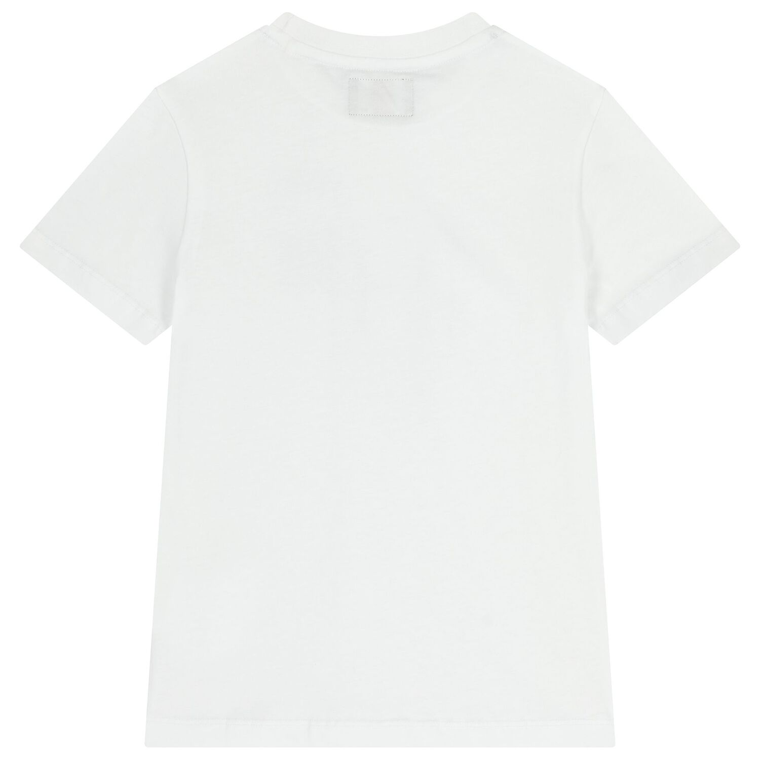 Boys White Logo T-Shirt, 1, hi-res