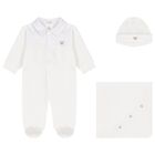 Baby Boys White Babygrow Gift Set, 2, hi-res