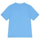 Boys Blue Logo Dri-Fit T-Shirt, 3, hi-res