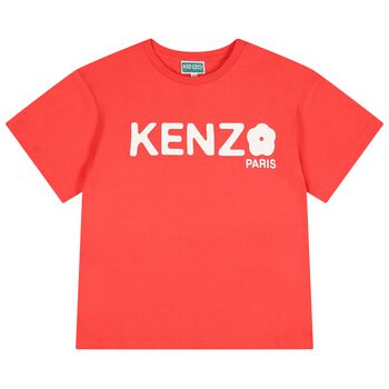 Girls Red Logo T-Shirt