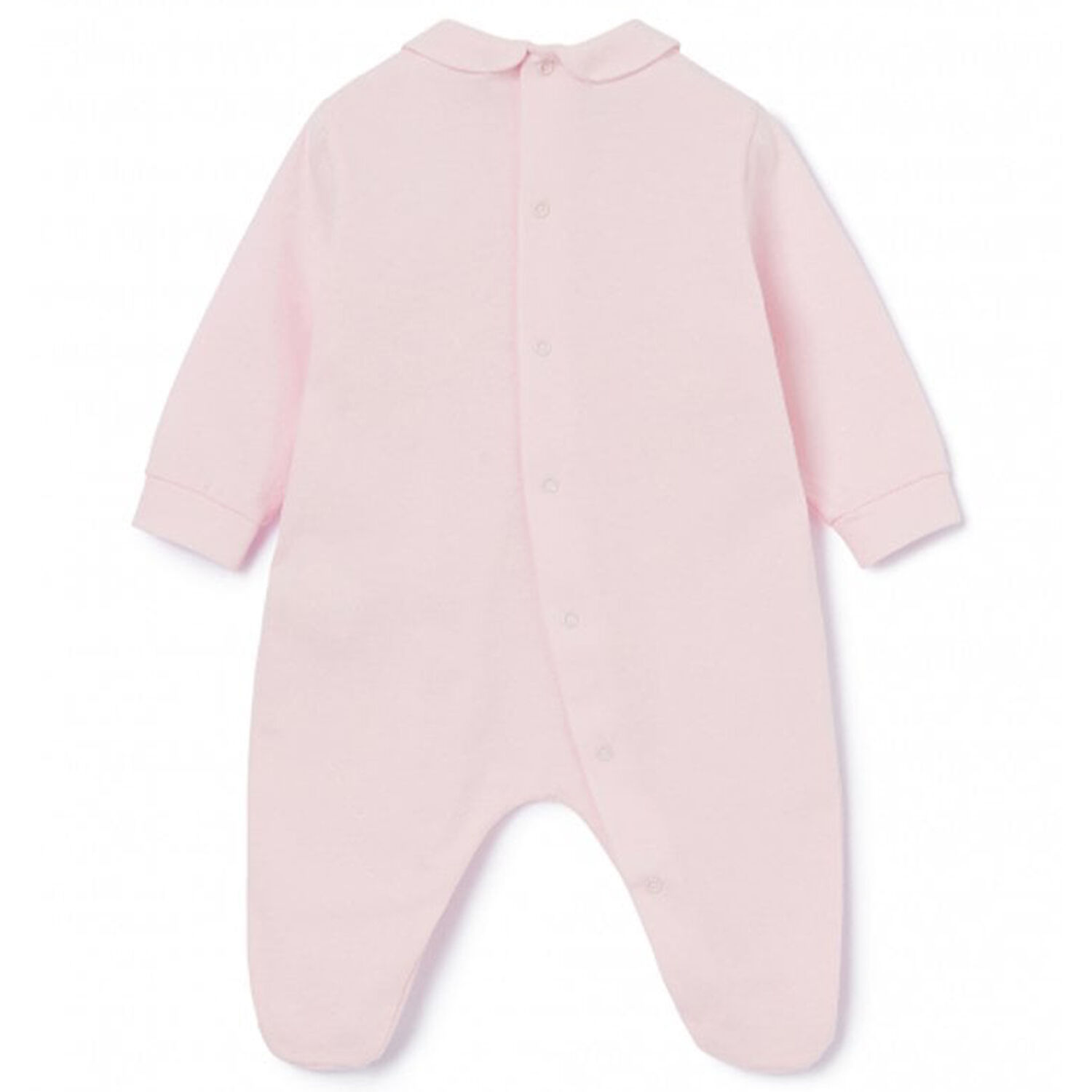 Baby Girls Pink Flower Babygrow, 1, hi-res image number null